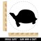 Tortoise Turtle Solid Self-Inking Rubber Stamp for Stamping Crafting Planners